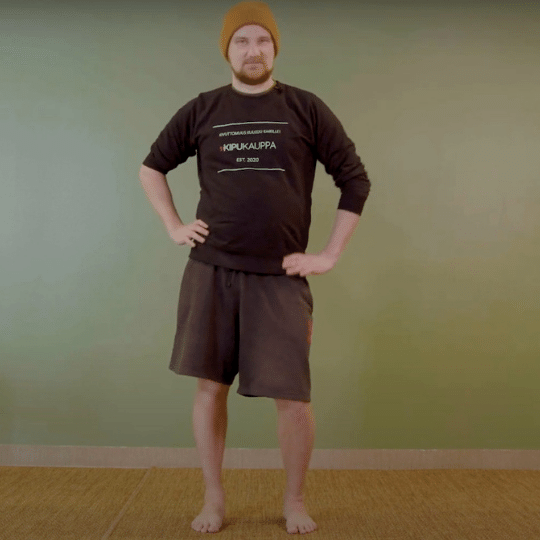 Lantion liikkuvuus - testi ja harjoitus