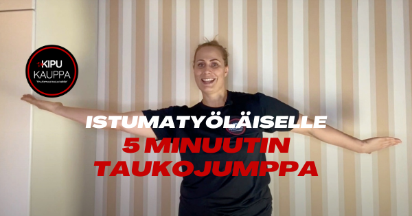 Istumatyöläisen helppo ja nopea 5 minuutin niska hartia taukojumppa