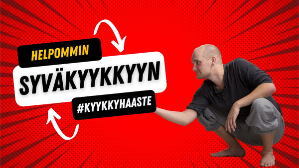 Syväkyykky - lantion asennolla hyvä ryhti ja syvempi kyykky