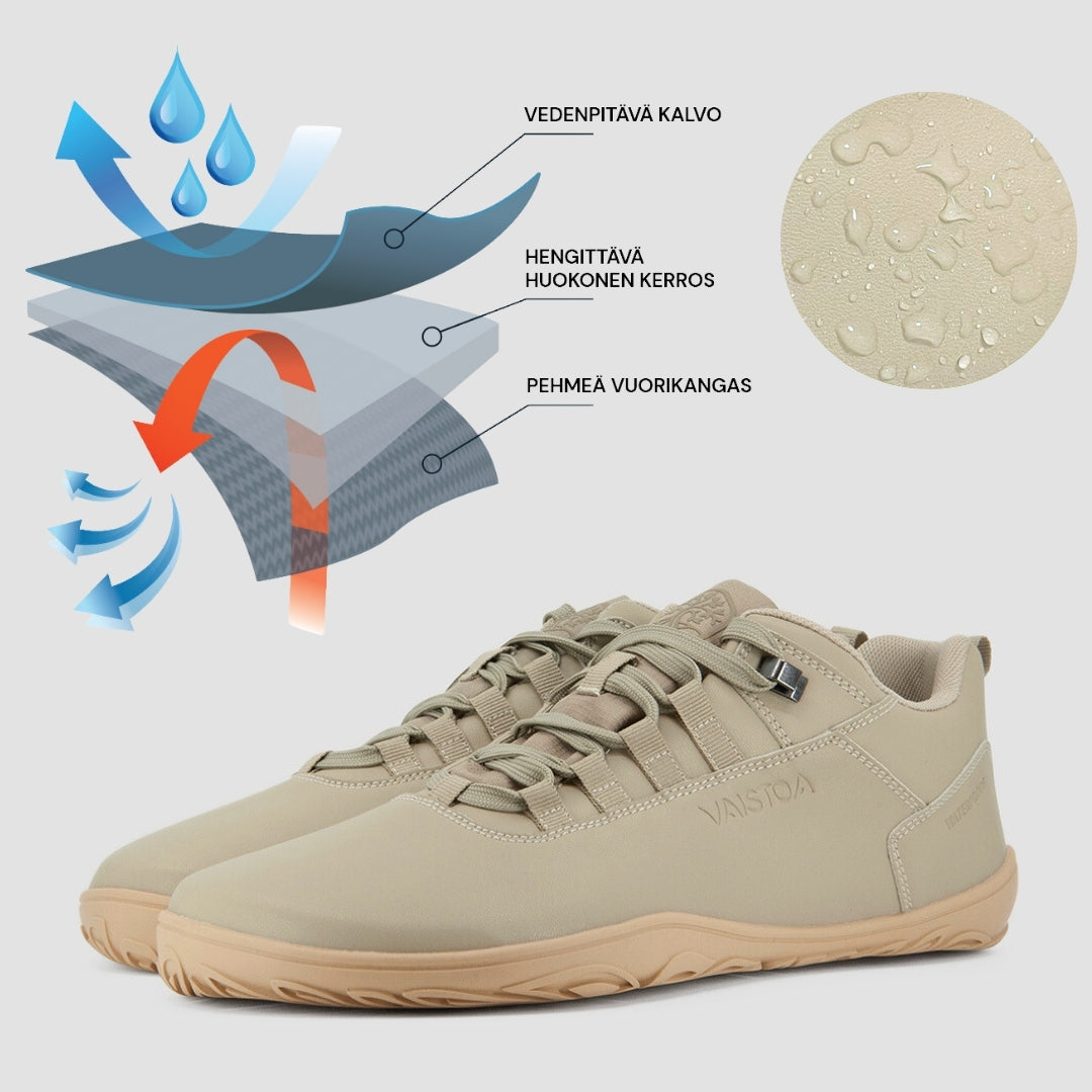 Vaistoa Suisto -paljasjalkavaelluskengät