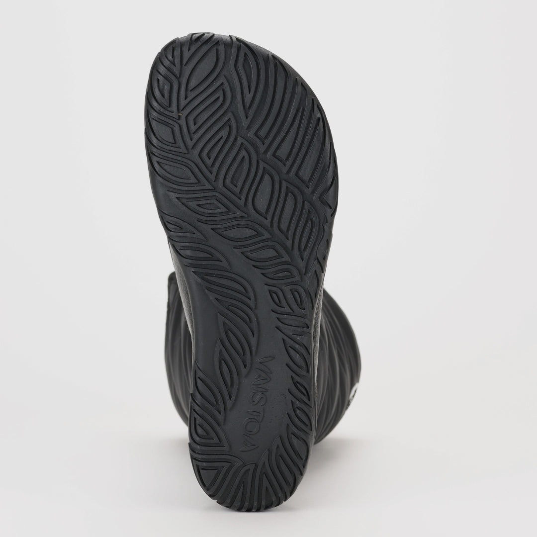 Vaistoa Hanki Paljasjalkakengat Pitkavartiset Talvisaappaat Musta Pitava Pohjan Kuviointi