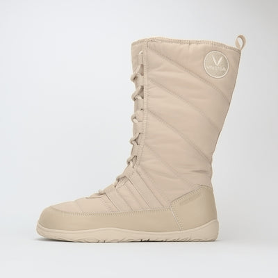 Vaistoa Hanki Paljasjalkakengat Pitkavartiset Talvisaappaat Vanilija Tasainen Zero Drop Pohja Lateraali