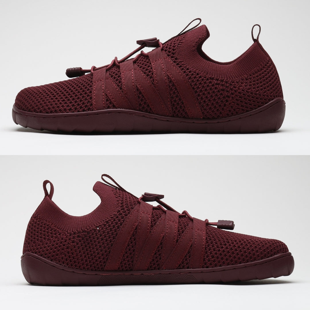 Vaistoa Riemu Adults Burgundi Tasainen Zero Drop Pohja Ilman Kantakorkoa