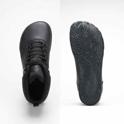 Vaistoa Uoma 2 vedenpitävät paljasjalkavaelluskengät musta leveä jalanmuotoinen varvastila