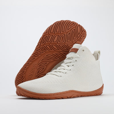 vaistoa iloa mid paljasjalkakengat korkeavartiset tennarit luonnonvalkoinen design from finland