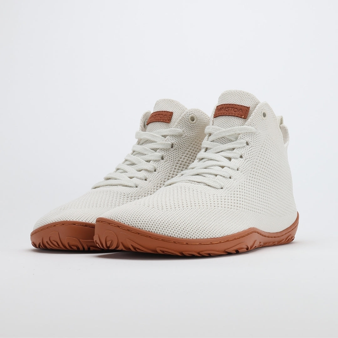 vaistoa iloa mid paljasjalkakengat korkeavartiset tennarit luonnonvalkoinen etuviisto kenkapari