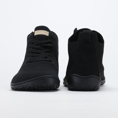 vaistoa iloa mid paljasjalkakengat korkeavartiset tennarit musta edesta takaa