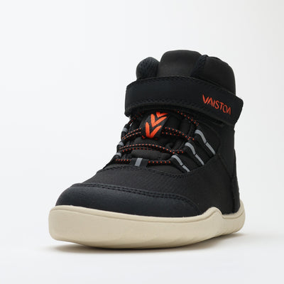 vaistoa kaste vedenpitavat lasten paljasjalkakengat musta yksi kenka etuviisto