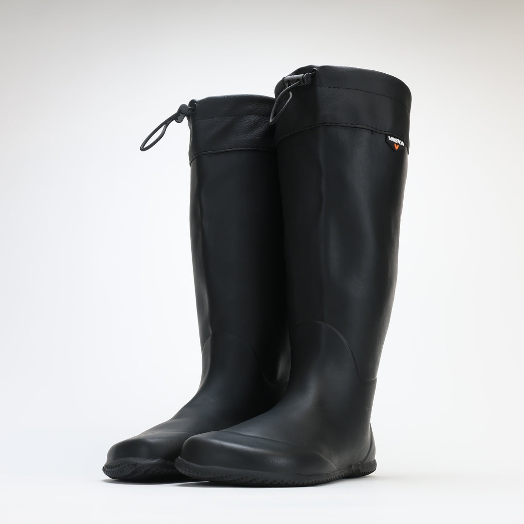 Vaistoa Katve 2 paljasjalkakumisaappaat musta tasainen zero drop -pohja