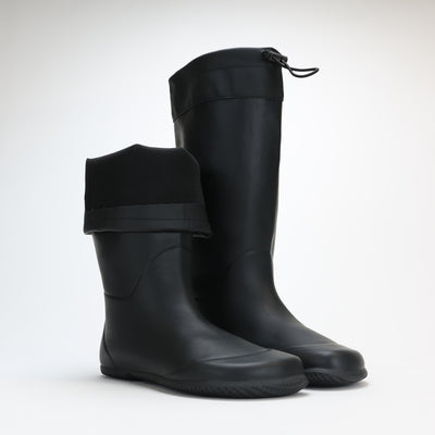 Vaistoa Katve 2 paljasjalkakumisaappaat musta varsi rullauttu