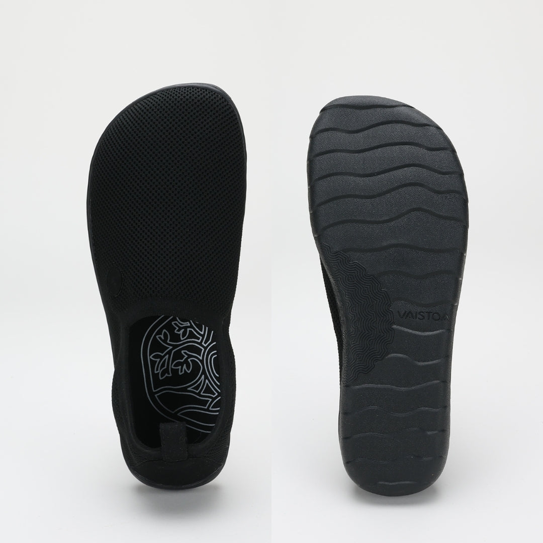 vaistoa lempea 2 slip on paljasjalkakengat musta levea jalan muotoinen varvastila