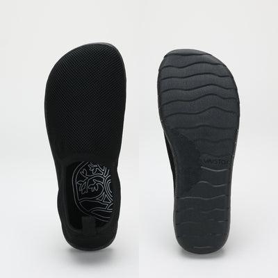 vaistoa lempea 2 slip on paljasjalkakengat musta levea jalan muotoinen varvastila