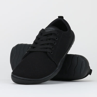 vaistoa rento 2 paljasjalkakengat matalavartiset kangastennarit musta tyylikkaasti aseteltu