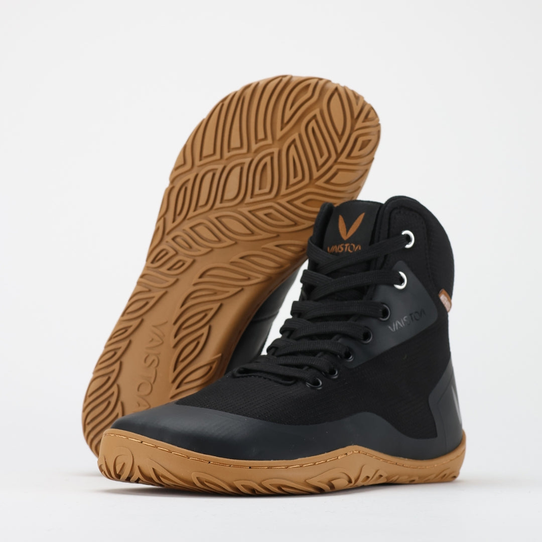 vaistoa tuohi paljasjalkaretkeilykengät mustat design from finland